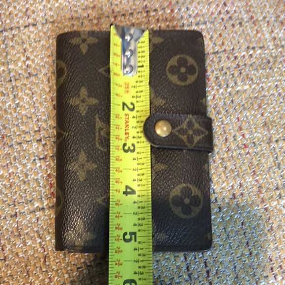 LOUIS VUITTON Monogram Porte Monnaie Viennois Bifold KissLock Wallet Authentic - Picture 13 of 17